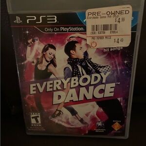 Sony PS3 Everybody Dance Game - Purple and Black